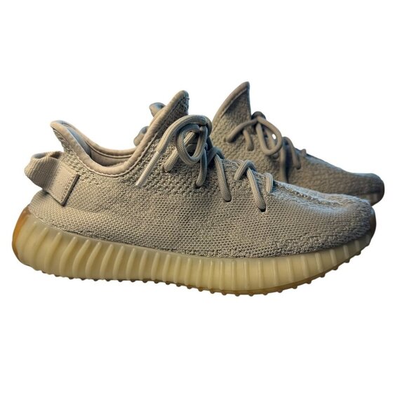 Adidas Yeezy Boost low sneaker 350 V2 Sesame Mens Size 5 Gray Gum Sole F99710 - Picture 1 of 14